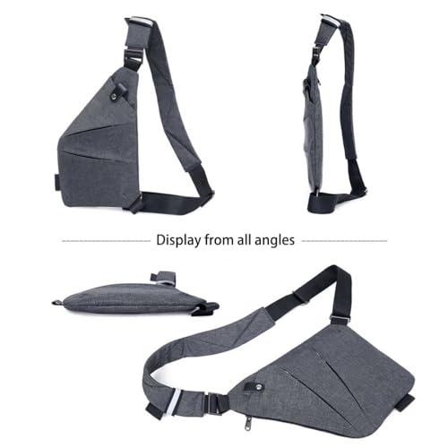 New Anti Theft Travel Bag,Cross Body Slim Sling Bag,Purse Bags,Multi Pocket Anti-Theft Safe Bag for Women Men3