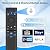 BN59-01385A Solar Voice Remote Replacement for Samsung Frame Smart TV, Bluetooth Rechargeable with Solar Charging, Compatible with Samsung 2018-2025 Neo LED 4K Ultra HD TVs, 4 Shortcut Buttons - Black