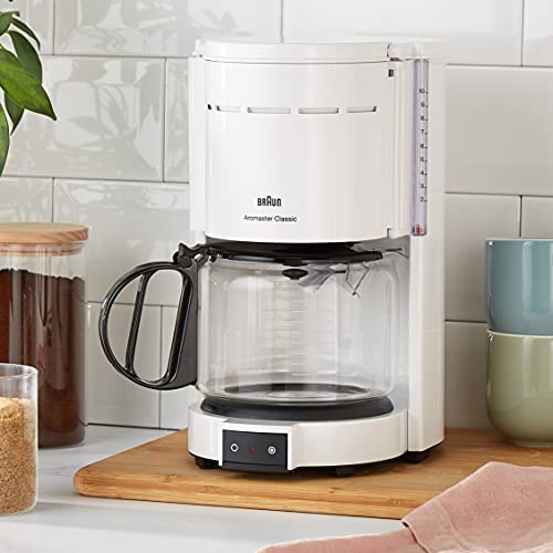 Braun KF 47/1 - Cafetera de goteo, 1000 W, 1.2 L, 20 dB, acero inoxidable, blanco - Imagen 8