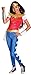 DC Comics - Disfraz de Wonder Woman licencia oficial para niña, infantil talla 5-6 años (Rubie's 620716-M)