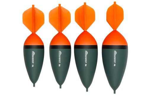FOX Rage Predator HD Dart Slider 35g, x2 In-line Floats, FAC130, Bright Orange Tip, Long Casting Fins, Drift fishing, Pike Fishing,