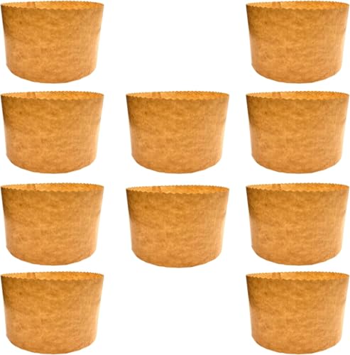 Hohe Panettone-Form (1 kg – 10 Stk.) | Professionell, aus natürlichem,...