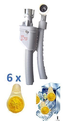 Preisvergleich Produktbild Aquastop Schlauch / Aquastop / Sicherheitszulaufschlauch für Waschmaschine und Geschirrspüler 2,5m + Aktion Zitrone erhalten Sie 6 Duftzitronen für Ihren Geschirrspüler