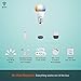 SYLVANIA Smart+ Wi-Fi Full Color Dimmable A19 LED Light Bulb, CRI 90+, 60W Equivalent, Works with Alexa and Google Assistant, 4 Pack