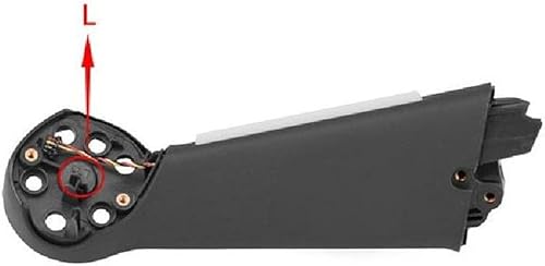 Miniatura 4 de Accesorios del motor del brazo del engranaje de aterrizaje del brazo negro del reemplazo para DJI FPV