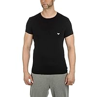 Emporio Armani Uomo T-shirt Iconic Logoband Maglietta, Nero (Black)
