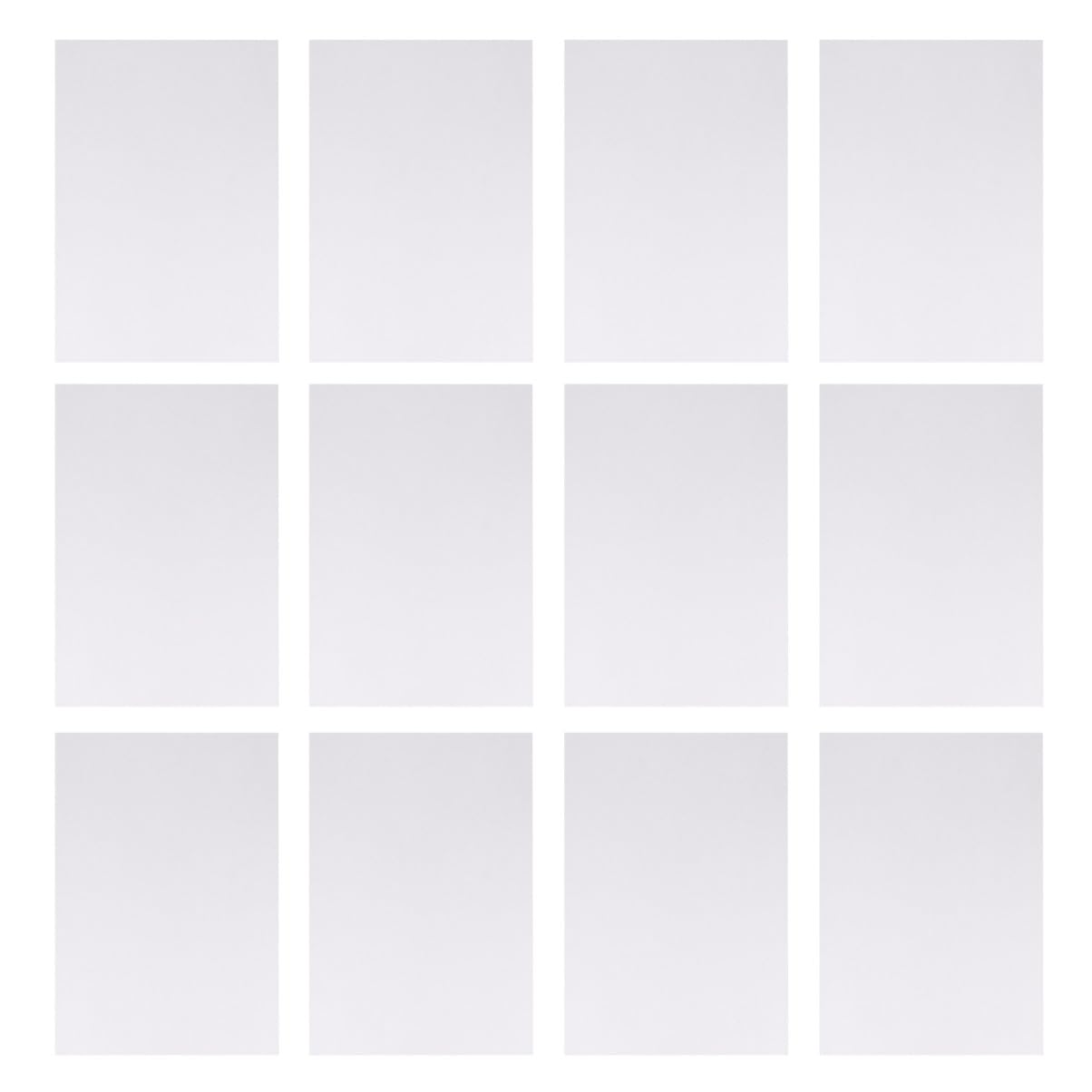 UTHCLO 100 Blatt Trennpapier Doppelseitig Weißes Anti haft Isolation Papier für Handarbeit Scrapbooking Bürobedarf