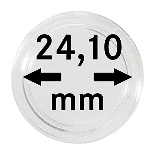 Münzkapseln 24,10 mm Lindner S22702410P capsules haut de gamme de conservation