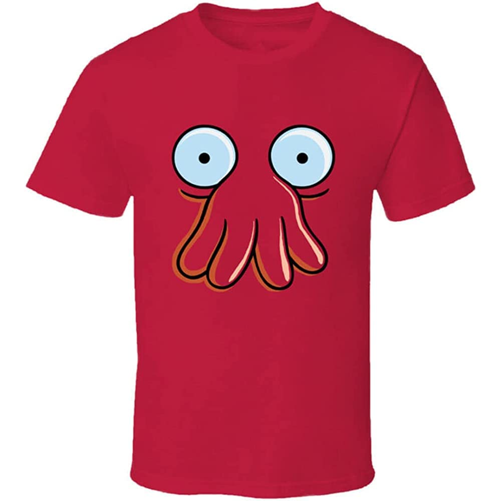 Yi Jan Men's Colour33 Zoidberg Face Alien Cartoon Series Doctor Planet T Shirt Wo Tee Gift M