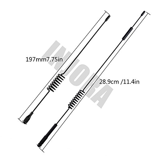 Injora Rc Antennas 2Pcs Rc Car Parts Rc Decoration For 1:10 Rc Crawler Axial Scx10 90046 Trx4 D90 D110 Tamiya Cc01 #TOP2