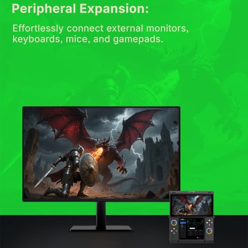 Image of Cutesliving ONEXSUGAR Sugar 1 Dual-Screen Console Portable Tablet PC with Snapdragon G3 Gen 3, Android 14, 6.01-inch & 3.92-inch OLED Displays, Hall Effect Joysticks,16GB RAM, 512GB Storage (White)