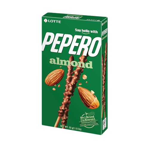 Pepero Almond and Chocolate Sticks, 36g