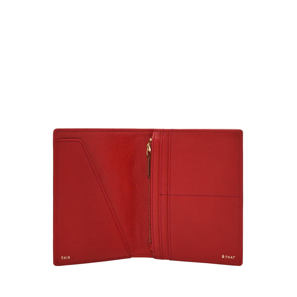 Fossil Funda para Pasaporte de Piel o poliéster para Mujer