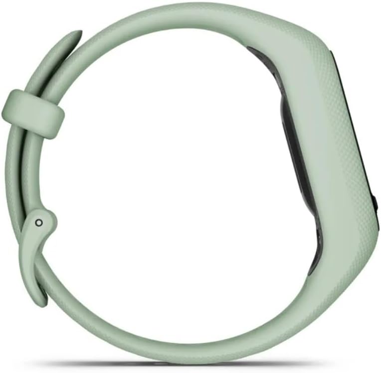 Miniatura 6 de Garmin vívosmart 5, rastreador de fitness, batería de larga duración, diseño simple, paquete de menta fresca con paño de limpieza de microfibra