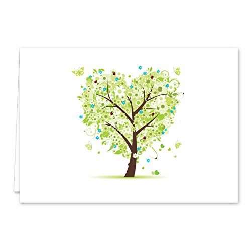 Seasons of Life Note Card Assortment Pack - Set of 24 cards - 4 designs blank inside - with white envelopes (54043) - Image 3