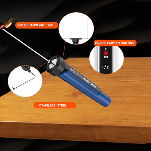 3 in 1 Hot Wire Foam Cutter Kit,Blue Foam Cutter Electric Foam Cutting Tool, Heated Foam Carving Knife Kit