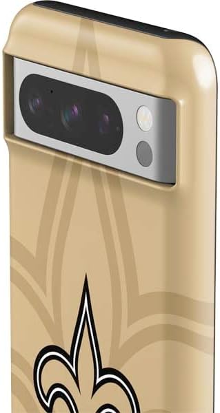 Skinit Impact Phone Case Compatible with Google Pixel 8 Pro - Officially Licensed NFL New Orleans Saints Double Vision Design