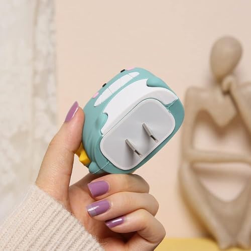 Image of Cartoon 3D Design Protective Case for 18W 20W iPhone 16 1514 13 12 11 Pro Max Fast Charging Cable Adapter Charger, Cute Cartoon Lightning Data Cable Case for iPhone Charger Cute Dinosuar