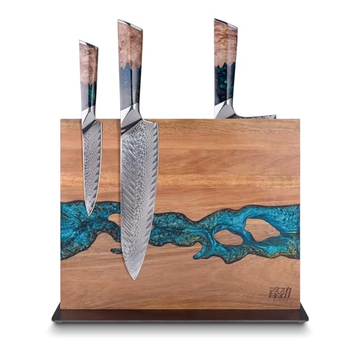 FINDKING Acacia Wood with Blue Resin