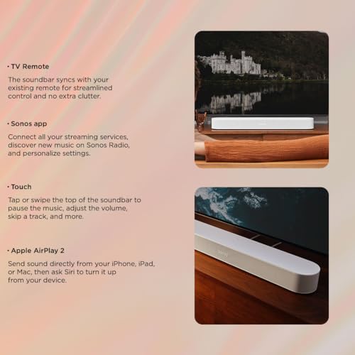 Sonos Beam 2 Wireless Soundbar (White) 5 414wHAwuTTL