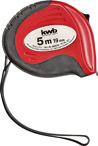 Kwb 060215 Metro A Nastro, 5 M, Acciaio, Plastica