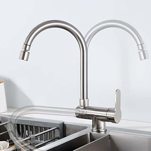 Robinet cuisine fenêtre intérieure en laiton brossé de qualité