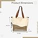 Sacolin Shoulder Pet Carrier Bag for Cats and Small Dogs, Beige Oxford Cloth Tote, Escape-Proof Rope, Mesh Window, 13.4 X 6.3 X 14.6 in