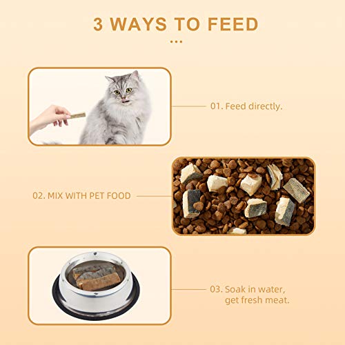 Jungle Calling Freeze Dried Dog and Cat Treats, Single Ingredient, High Protein for Small Dogs, 3.2oz (Salmon) - Image 6