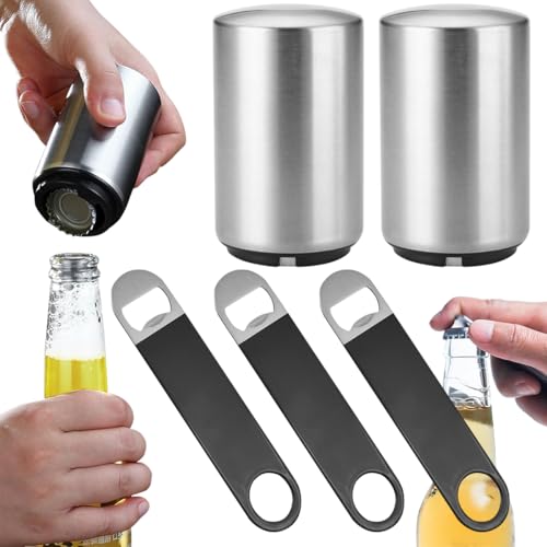 La mejor comparación de Recogegotas para botellas disponible en línea para comprar. 46 FEAWIAI Paquete de 5 piezas Destapador de Cerveza Automático,Destapador Botellas Acero Inoxidable,Abridor para Bar, Restaurante o Uso Doméstico