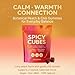 SPICY CUBES Hot Peach Intimacy Gummies with Chili Pepper, Muira Puama, Maca & Epimedium, Maca Root for Hormone Balance (1)
