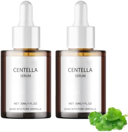 Serum Centella Asiatica, Suero calmante Centella Asiatica, Serum Hidratante Facial, nutre la piel de forma eficaz y contrarresta el envejecimiento de la piel