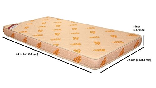 Image of Springwel Endura Plus 5-inch PU Foam Mattress, King Bed, Size(84x72x5)
