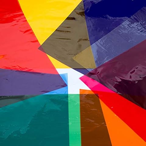 Edukit A4 Cellophane Sheets - BUMPER PACK - 104 Pieces -8 Vibrant Colours Cello Wrap - For Stained Glass, Arts & Crafts, Gift Wrapping and More Cover