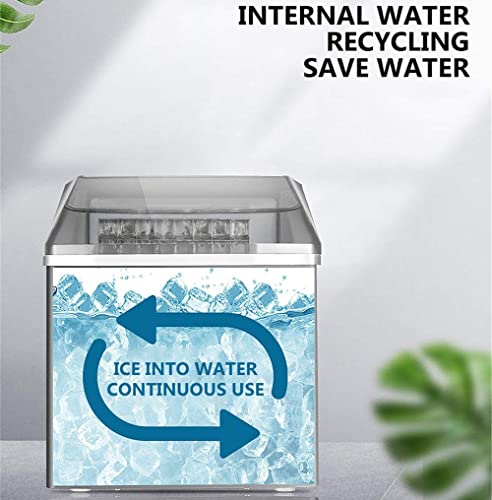MHGD Aufsatz-Eismaschine, 55 lbs in 24 Stunden, elektrische Eismaschine mit LCD-Display, Selbstreinigungsfunktion, für… – Bild 7