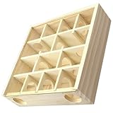 Idéal pour les hamsters nains, gerbilles, souris et hamsters russes qui ont besoin d'un enrichissement mental, cet habitat à mâcher peut accueillir les animaux de compagnie à haute énergie nécessitant un espace sécurisé pour nicher et jouer