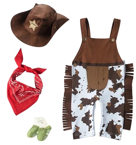 Disfraz Cowboy Western para Bebés 6-12 Meses miniatura 7