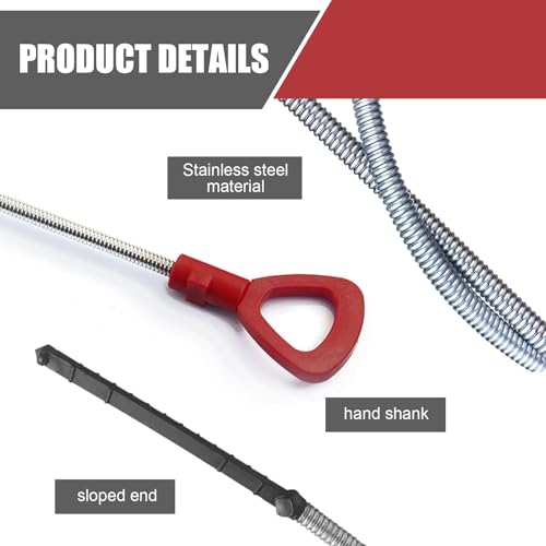 Sumjig Pack-1 Car Transmission Dipstick, Vehicle Engine Oil Indicator Tool Replacements, Automobile Performance Accessories, Compatible with Mercedes-Benz 140589152100 (Red) - Thumbnail 4