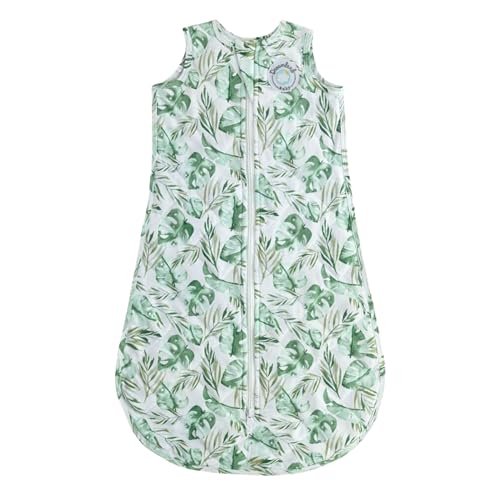 Image of DREAMLAND BABY Weighted Sleep Sack, Ages 6-12 Months. 100% Cotton, Evenly Distributed Weight from Shoulders to Toes (Palm)