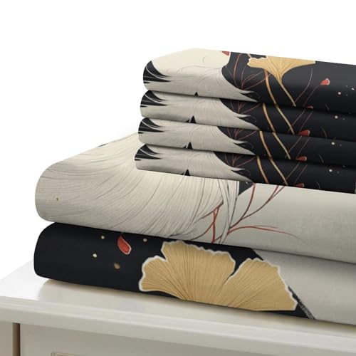 Housse de couette renard 220x240cm anti-plis avec zip pour lit double de chambre d'enfant
