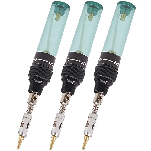 BLASHRD 3X Soldador de Soplete Inalámbrico Pluma de Soldador de Gas Butano MT-100 (Verde)