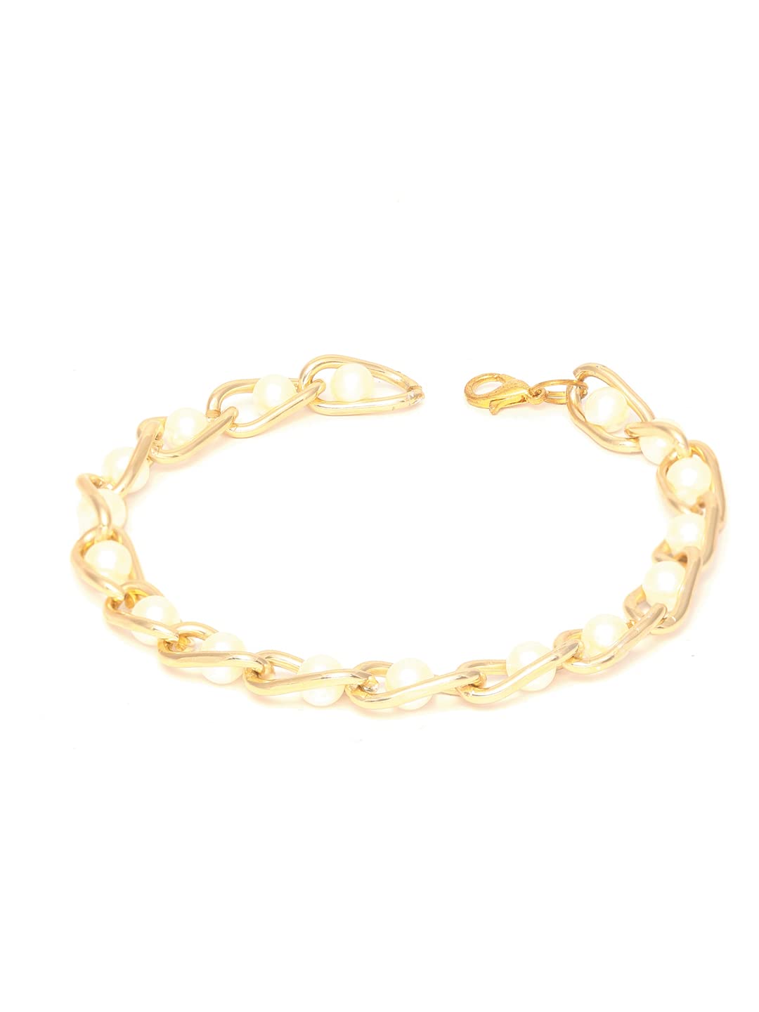 See full amazon price history chart for PRITA Pearl Gold Plated Linked Bracelet For Women PRITA Pearl Gold Plated Linked Bracelet For Women (B09N77NP15) Amazon Price History, Amazon Price Tracker