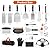 GrillChef 35PCS Griddle Accessories Kit, Grill Utensils Tools for Outdoor Camping Barbecue, Stainless Steel Spatula Set with Burger Press, Basting Cover & Glove in Carrying Bag, Grilling Gift Men