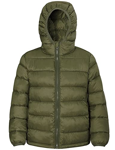 Image of Hooded Puffer Jackets for Boys and Girls - Lightweight and Packable - Autumn and Winter Coat, Warm and Comfy