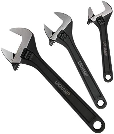 MAXPOWER 2PCs Adjustable Spud Wrench Set, 12 Inch Spud Wrench, 16 Inch