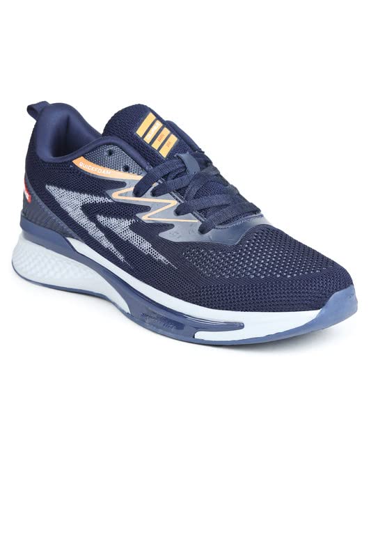 Columbus QUICKFOAM Plus Sports Shoes for Mens & Boy - Running, Walking, Gym (Navy/MSTD, Numeric_8) (B0BS9NKVJB) Amazon Price History, Amazon Price Tracker