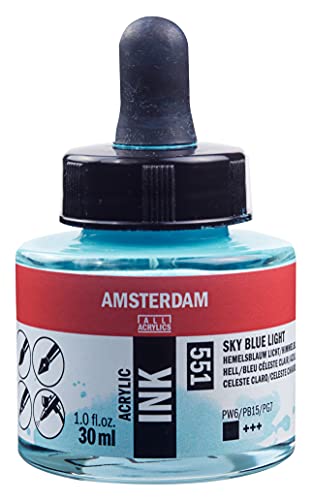 Amsterdam 17205510 Acryl-Tinte, Himmelblaues Licht, Einheitsgröße