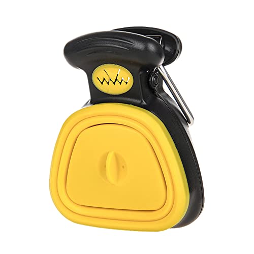huihuijia Bolsas Perro Recogedor Excrementos Perro Recogedor de Caca para Perros Pet residuos Scoop Pooper Scoop con Mango Caca de Abrazadera de Scoop 11.5,Yellow