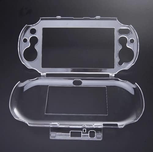 Transparent Hard Crystal Protective Shell Skin Case Cover for Sony PlayStation PS Vita 2000 PSV 2000 Console (Clear Black)