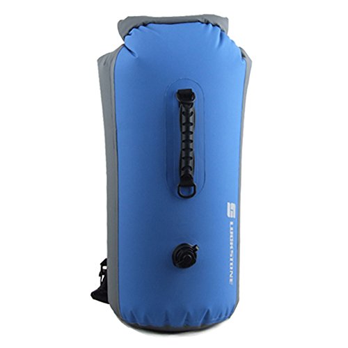 Bolsa Seca Inflable Impermeable Flotante 25L Mochila para Exterior PVC para Kayak y Camping