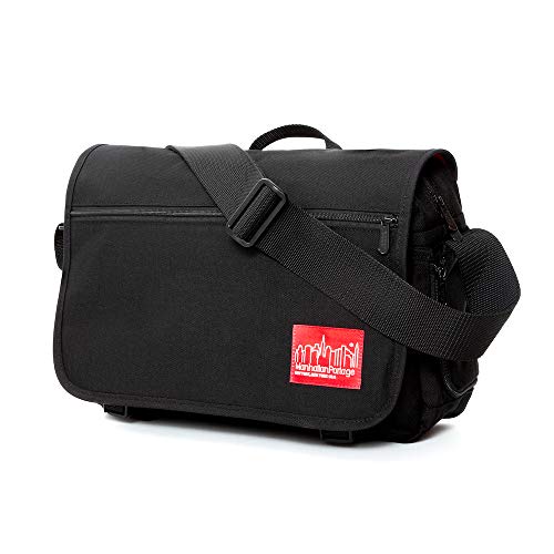 Manhattan Portage DELANCY SHOULDER BAG LARGE, BLACK